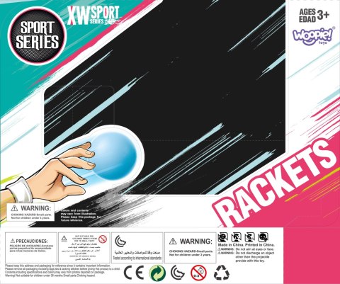 WOOPIE Gra Zręcznościowa CATCH BALL 2 Paletki + 2 Piłki WOOPIE Gra Zręcznościowa CATCH BALL 2 Paletki + 2 Piłki