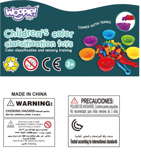 WOOPIE Zestaw Edukacyjny Nauka Liczenia Montessori Sorter Kolorów Morska Kraina 111 el. WOOPIE Zestaw Edukacyjny Nauka Liczenia Montessori Sorter Kolorów Morska Kraina 111 el.