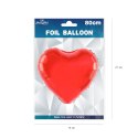 Balon foliowy serce czerwony 80cm