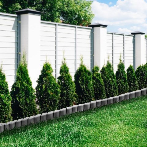 Palisada ogrodowa obrzeże do grządek trawnika border zestaw 16 el. 4,1 m Palisada ogrodowa obrzeże do grządek trawnika border zestaw 16 el. 4,1 m