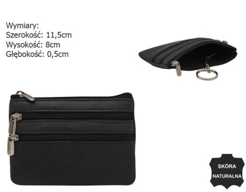 Skórzane etui na klucze K001-AGN-5212 Black