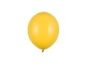 Balony lateksowe Strong, Żółte, Pastelowe Honey Yellow, 12cm, 100 szt. Partydeco