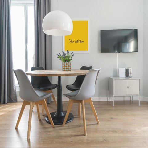 Krzesło nowoczesne Nantes DSW szare Krzesło nowoczesne Nantes DSW szare