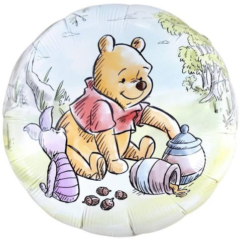 Balon foliowy Kubuś Puchatek, 50 cm Amscan / Anagram Balon foliowy Kubuś Puchatek, 50 cm Amscan / Anagram