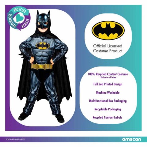 Strój, Kostium przebranie Batman Czarny 8-10 lat Amscan / Anagram Strój, Kostium przebranie Batman Czarny 8-10 lat Amscan / Anagram