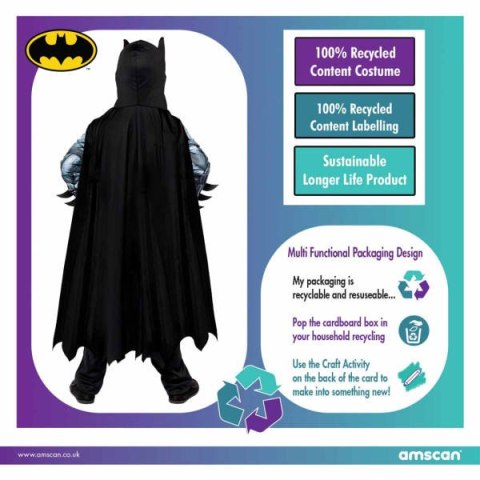 Strój, Kostium przebranie Batman Czarny 8-10 lat Amscan / Anagram Strój, Kostium przebranie Batman Czarny 8-10 lat Amscan / Anagram