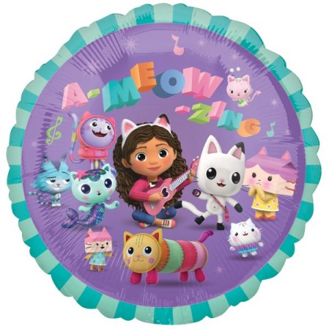 Balon foliowy, Koci Domek Gabi, Gabby's Dollhouse, 43 cm Amscan / Anagram Balon foliowy, Koci Domek Gabi, Gabby's Dollhouse, 43 cm Amscan / Anagram
