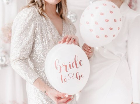 Balony lateksowe Bride to be na Wieczór Panieński 30cm, 6 szt. Partydeco Balony lateksowe Bride to be na Wieczór Panieński 30cm, 6 szt. Partydeco