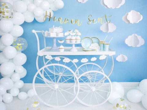 Balony lateksowe Strong, Białe, Pastel Pure White, 23cm, 100 szt. Partydeco Balony lateksowe Strong, Białe, Pastel Pure White, 23cm, 100 szt. Partydeco