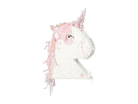 Piniata składana - Unicorn, Głowa Jednorożca, 41 x 48 x 10 cm Partydeco Piniata składana - Unicorn, Głowa Jednorożca, 41 x 48 x 10 cm Partydeco