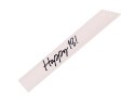 Szarfa Happy 18, osiemnastka - kremowa, 76 cm Partydeco