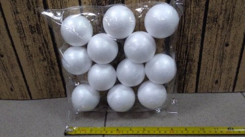 Kulki 6cm styropianowe 12szt. | B-6 Kulki 6cm styropianowe 12szt. | B-6
