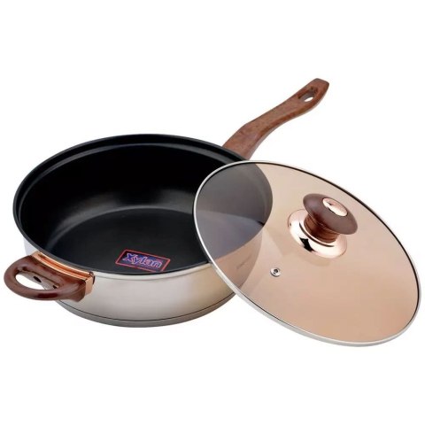 ZESTAW GARNKÓW STALOWYCH 12 EL. KINGHOFF KH-1768 ROSEGOLD ZESTAW GARNKÓW STALOWYCH 12 EL. KINGHOFF KH-1768 ROSEGOLD