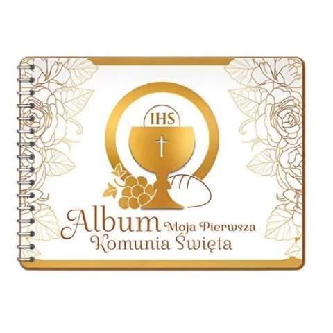 Album na zdjęcia Pamiątka I KOMUNII Świętej - Kielich 3343-KOM6 Album na zdjęcia Pamiątka I KOMUNII Świętej - Kielich 3343-KOM6