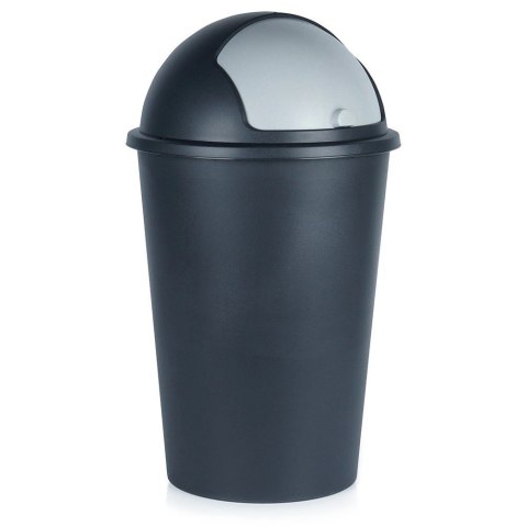Kosz na śmieci plastikowy czarny 47 l Kosz na śmieci plastikowy czarny 47 l