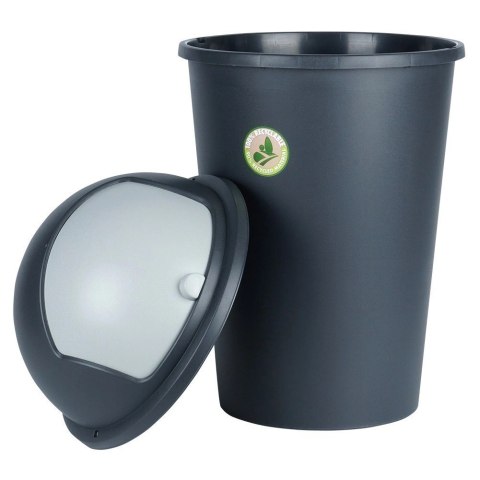 Kosz na śmieci plastikowy czarny 47 l Kosz na śmieci plastikowy czarny 47 l