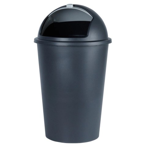 Kosz na śmieci plastikowy czarny 47 l Kosz na śmieci plastikowy czarny 47 l