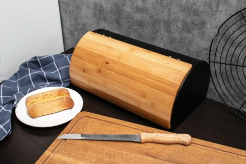 CHLEBAK STALOWY Z DREWNIANA POKRYWĄ BRUNBESTE BB-2680 CHLEBAK STALOWY Z DREWNIANA POKRYWĄ BRUNBESTE BB-2680
