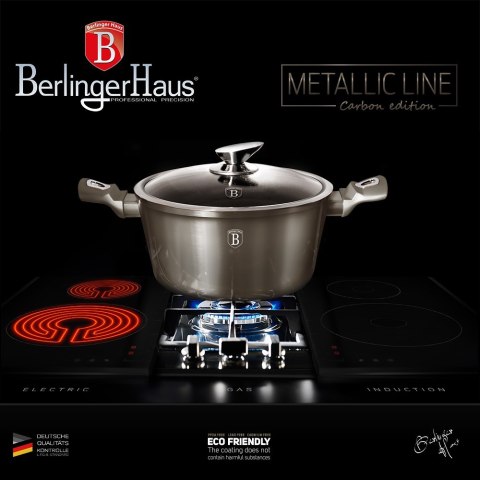 GARNEK 6.5L 28CM BERLINGER HAUS METALLIC LINE CARBON BH-1236-N GARNEK 6.5L 28CM BERLINGER HAUS METALLIC LINE CARBON BH-1236-N