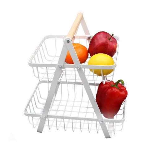 KOSZYK PIĘTROWY NA OWOCE 2-POZIOMOWY BRUNBESTE BB-3999 KOSZYK PIĘTROWY NA OWOCE 2-POZIOMOWY BRUNBESTE BB-3999