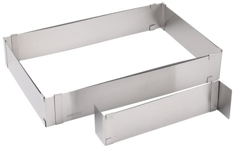 REGULOWANA FORMA DO CIASTA 34-52 X 27-18,5 X 5CM TORTOWNICA RANT CUKIERNICZY KINGHOFF KH-1907 REGULOWANA FORMA DO CIASTA 34-52 X 27-18,5 X 5CM TORTOWNICA RANT CUKIERNICZY KINGHOFF KH-1907