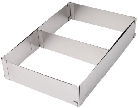REGULOWANA FORMA DO CIASTA 34-52 X 27-18,5 X 5CM TORTOWNICA RANT CUKIERNICZY KINGHOFF KH-1907 REGULOWANA FORMA DO CIASTA 34-52 X 27-18,5 X 5CM TORTOWNICA RANT CUKIERNICZY KINGHOFF KH-1907