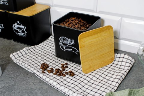ZESTAW 4 POJEMNIKÓW KAWA HERBATA CUKIER SÓL BRUNBESTE BB-4263 (NAPISY PL) ZESTAW 4 POJEMNIKÓW KAWA HERBATA CUKIER SÓL BRUNBESTE BB-4263 (NAPISY PL)