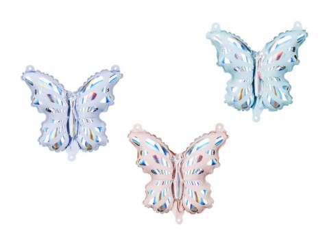 Balony foliowe do girland Motylki, 19x23 cm, 3szt Partydeco Balony foliowe do girland Motylki, 19x23 cm, 3szt Partydeco