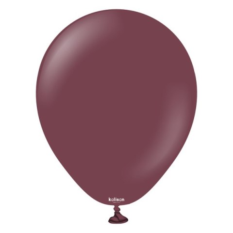 Balony lateksowe Burgundy, bordowy 45cm, 1 szt. Kalisan Balony lateksowe Burgundy, bordowy 45cm, 1 szt. Kalisan