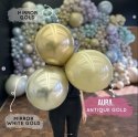 Balony lateksowe Kalisan AURA Antique Gold, złote, 30cm, 50szt. Kalisan