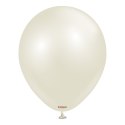 Balony lateksowe Kalisan AURA Ivory White, beżowe, kremowe, 12cm, 50szt. Kalisan
