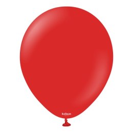 Balony lateksowe Kalisan Red, czerwony 45cm, 25 szt. Kalisan