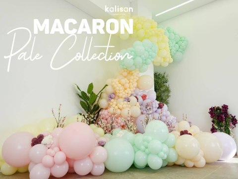 Balony lateksowe Macaron Pale Salmon, łososiowy, 13 cm, 100 szt. Kalisan Balony lateksowe Macaron Pale Salmon, łososiowy, 13 cm, 100 szt. Kalisan