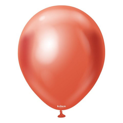 Balony lateksowe Mirror Red, czerwony, 13 cm, 100 szt. Kalisan