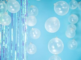 Balony lateksowe Strong, Przezroczyste, Crystal Clear, 12cm, 100 szt. Partydeco