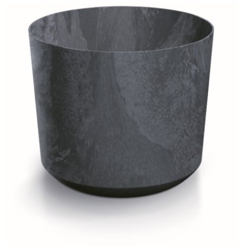 Doniczka TUBO BETON effect antracytowy 12,8cm Doniczka TUBO BETON effect antracytowy 12,8cm