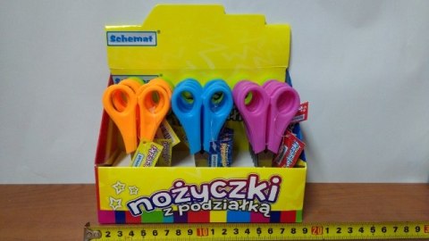 Nożyczki 24szt. Z PODZIAŁKĄ | 0204 Nożyczki 24szt. Z PODZIAŁKĄ | 0204