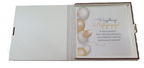 Pudełko na pieniądze 16 x 16cm kwadratowa 60-siątka kolor ELEGANT PAN 3308-EPN60 Pudełko na pieniądze 16 x 16cm kwadratowa 60-siątka kolor ELEGANT PAN 3308-EPN60