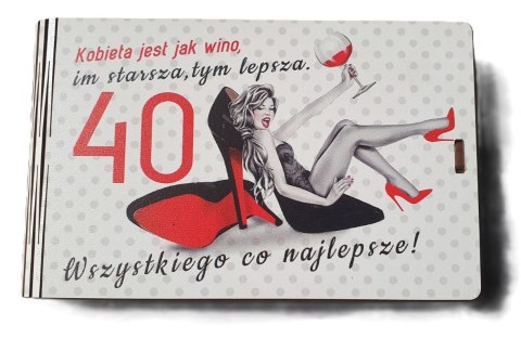 Pudełko na pieniądze 9,5 x 16cm banknotówka kolor SZPILKA 40-stka 3302-SZ40 Pudełko na pieniądze 9,5 x 16cm banknotówka kolor SZPILKA 40-stka 3302-SZ40
