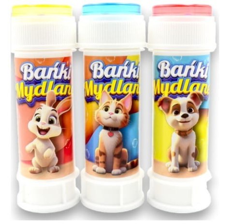 Bańki mydlane 60 ml 9950 ULUBIEŃCY 36szt. BMS-13 Bańki mydlane 60 ml 9950 ULUBIEŃCY 36szt. BMS-13