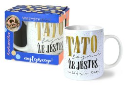 Kubek Premium 300ml Tato fajnie, że jesteś Q 955