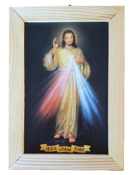 Obraz religijny 10x15cm JEZUS MIŁOSIERNY