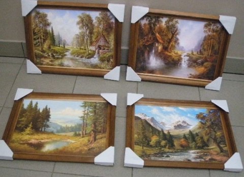 Obraz w drewnianej ramie 40x50 pejzaże Obraz w drewnianej ramie 40x50 pejzaże