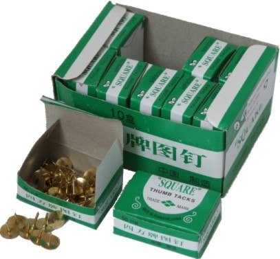 Pinezki złote - 10op. x 50szt. PI-206M Pinezki złote - 10op. x 50szt. PI-206M