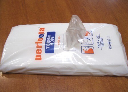 Torebki/woreczki HDPE 14x4x32cm a`800 Torebki/woreczki HDPE 14x4x32cm a`800