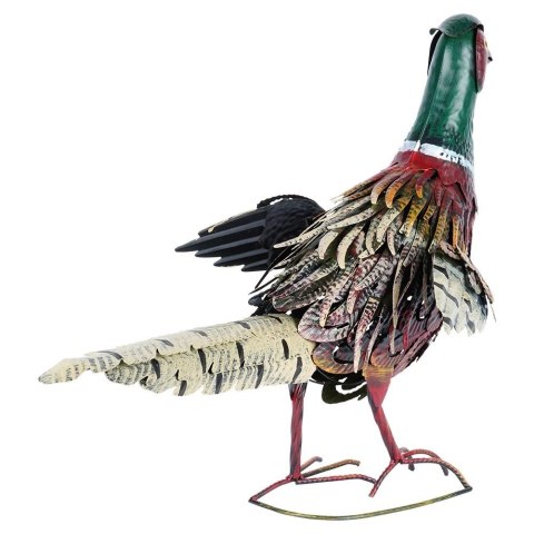 Figurka ogrodowa metalowa bażant 64x20x40 cm Figurka ogrodowa metalowa bażant 64x20x40 cm