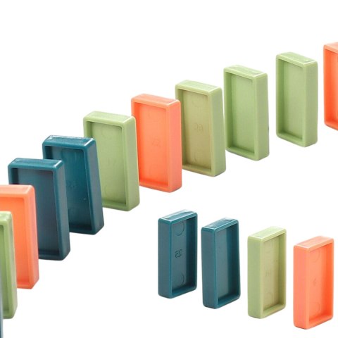WOOPIE Elektryczna Ciuchcia Lokomotywa do Klocków Domino Dinozaur Pomarańczowy WOOPIE Elektryczna Ciuchcia Lokomotywa do Klocków Domino Dinozaur Pomarańczowy