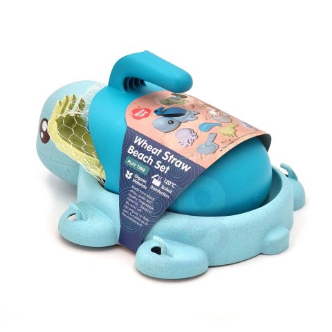 WOOPIE GREEN Zestaw 2w1 do Piasku i Wanny Żółwik Niebieski 8 el. BIODEGRADOWALNY ORGANICZNY MATERIAŁ WOOPIE GREEN Zestaw 2w1 do Piasku i Wanny Żółwik Niebieski 8 el. BIODEGRADOWALNY ORGANICZNY MATERIAŁ