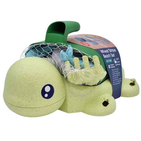 WOOPIE GREEN Zestaw 2w1 do Piasku i Wanny Żółwik Zielony 8 el. BIODEGRADOWALNY ORGANICZNY MATERIAŁ WOOPIE GREEN Zestaw 2w1 do Piasku i Wanny Żółwik Zielony 8 el. BIODEGRADOWALNY ORGANICZNY MATERIAŁ