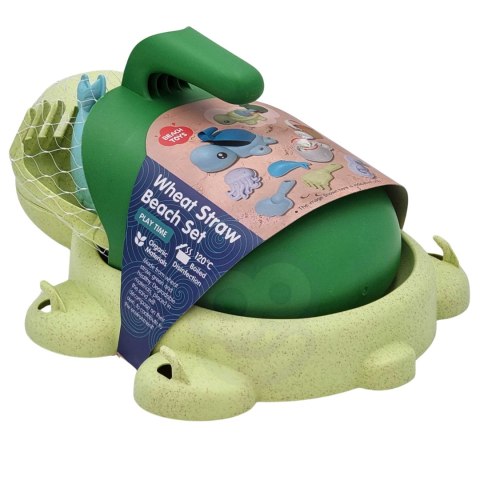 WOOPIE GREEN Zestaw 2w1 do Piasku i Wanny Żółwik Zielony 8 el. BIODEGRADOWALNY ORGANICZNY MATERIAŁ WOOPIE GREEN Zestaw 2w1 do Piasku i Wanny Żółwik Zielony 8 el. BIODEGRADOWALNY ORGANICZNY MATERIAŁ